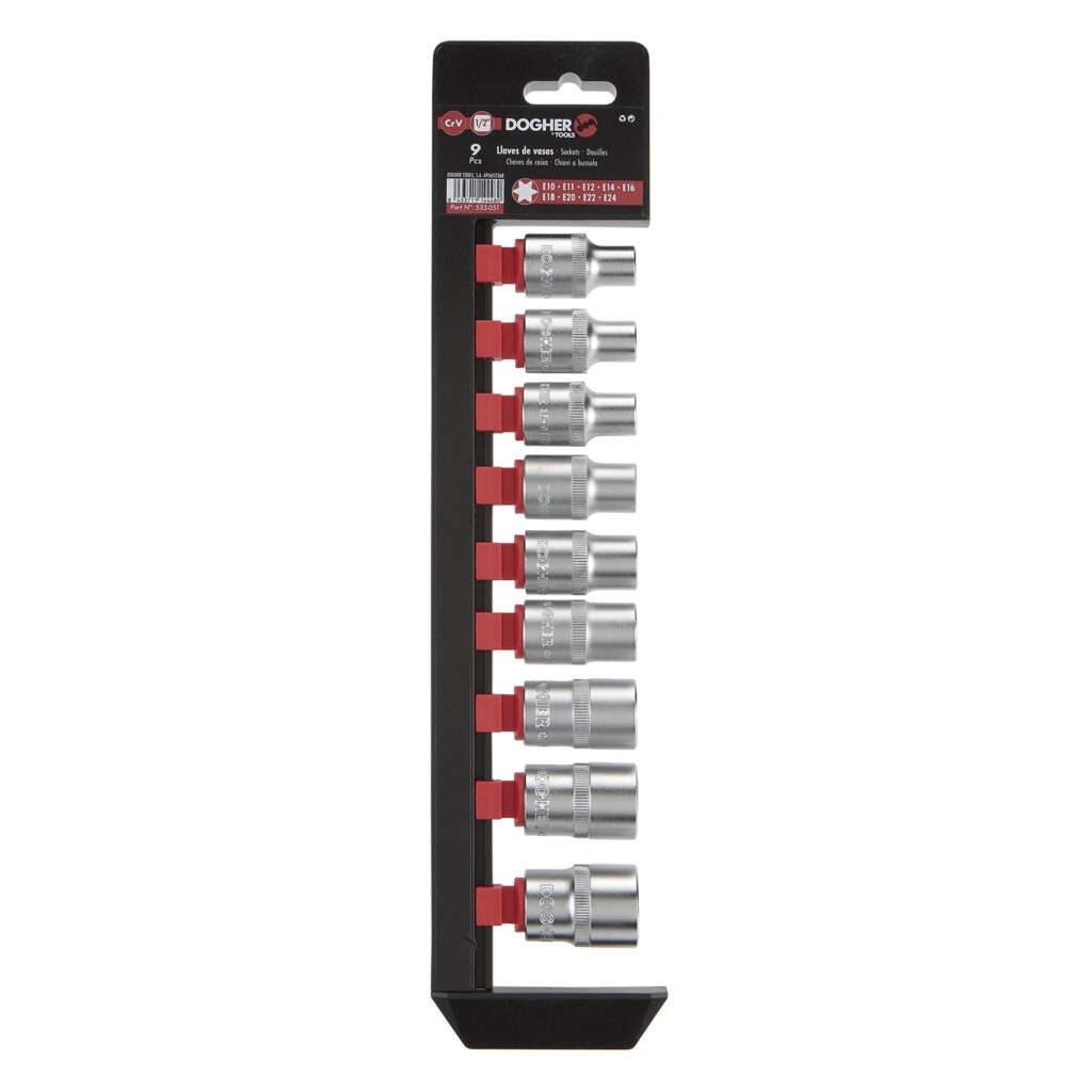 JOGO 9 UD.TORX HEMBRA 1/2 | DOGHER