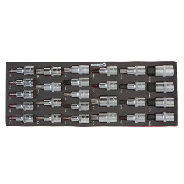 BASE COMB.1/4 26 UD.CHAVE CAIX 1/2 COM PUNTA | DOGHER