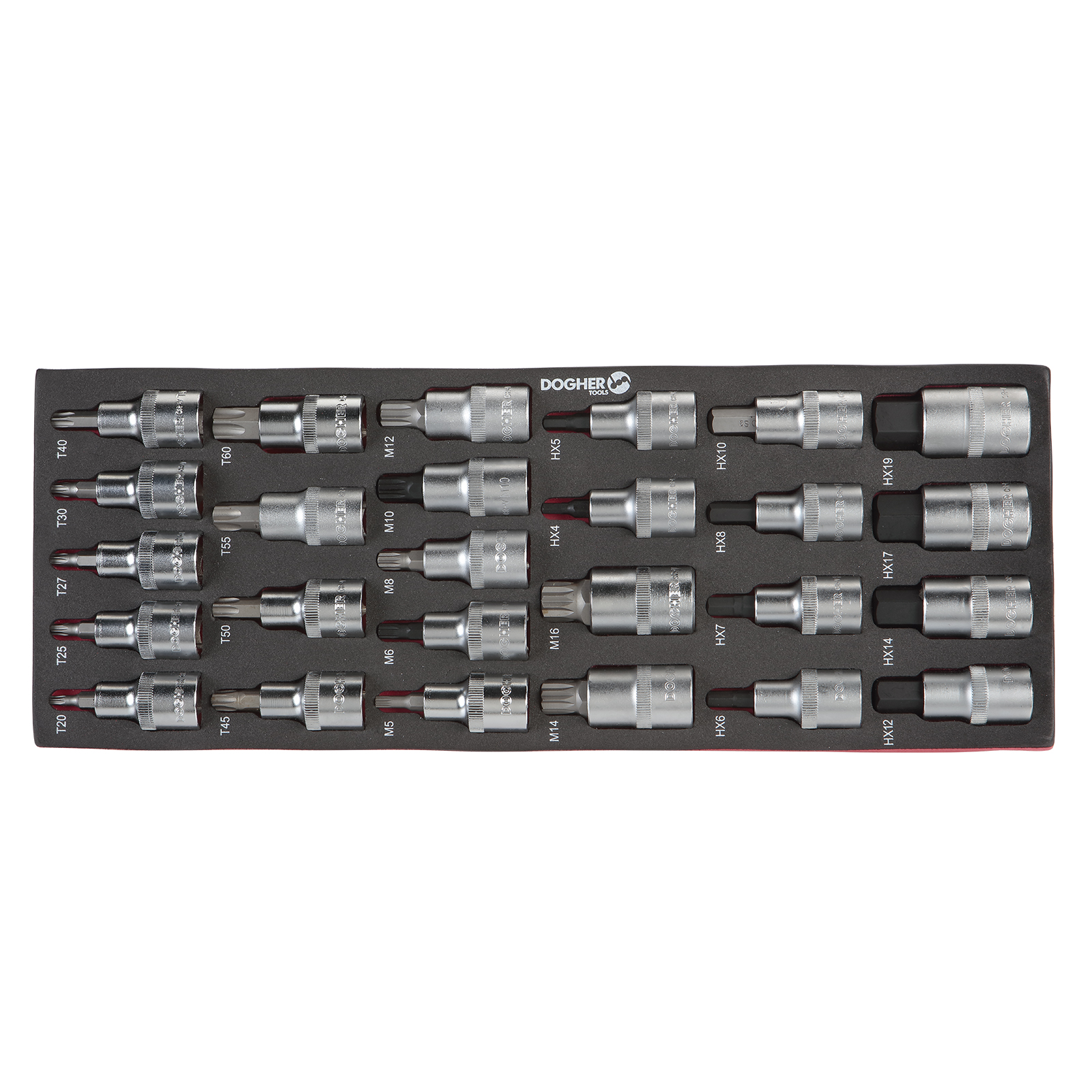 BASE COMB.1/4 26 UD.CHAVE CAIX 1/2 COM PUNTA | DOGHER - Image 1