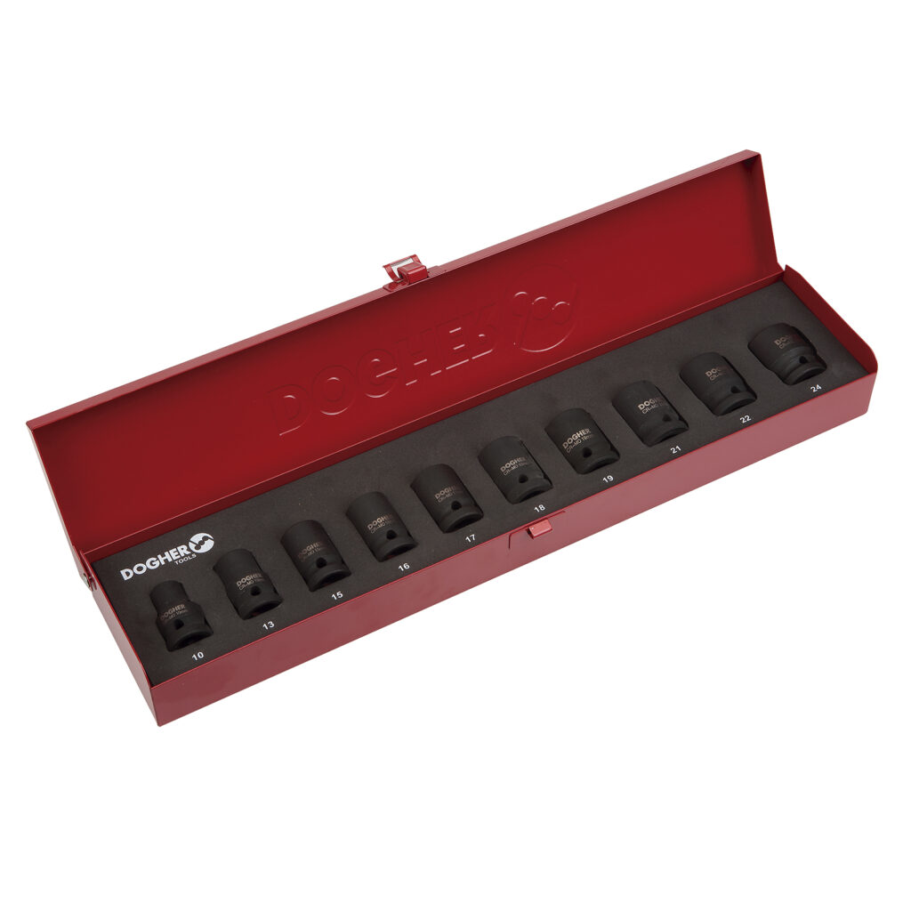 JOGO 10 CHAVE C. IMPACT. DE 1/2 DE 10A 24 MM | DOGHER