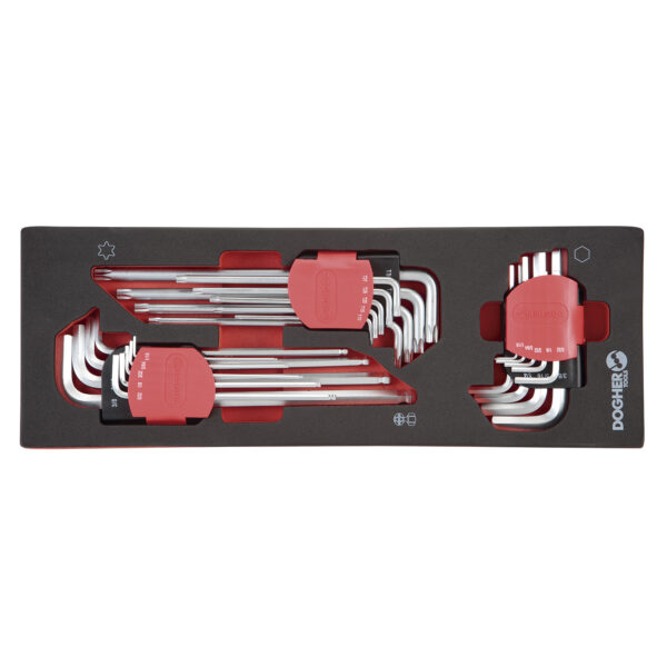 BAN.ESPUMA 1/4 3 PCS CHAVES SEXTAVADA SAE | DOGHER