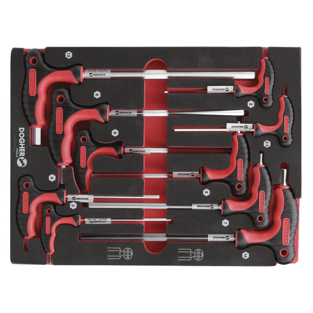 B.COMB.1/2 10 CHAVES EN T TORX | DOGHER