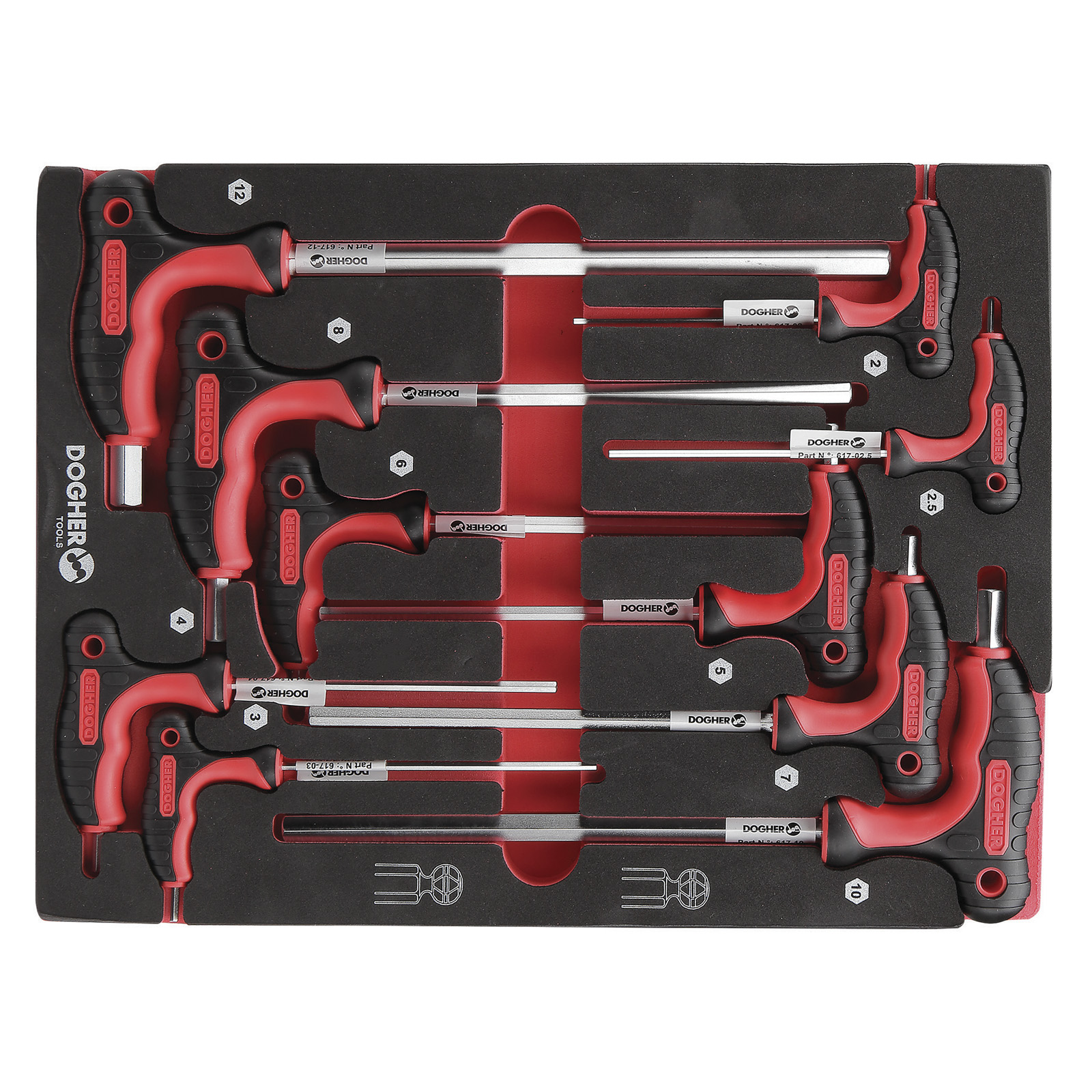 B.COMB.1/2 10 TORX SEGURANÇA | DOGHER - Image 1