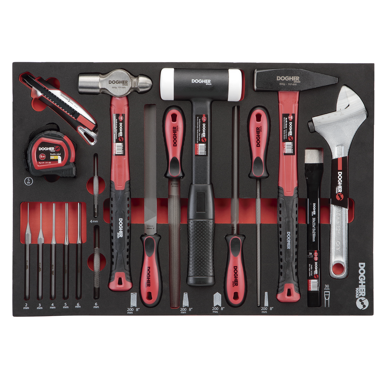 BAN.ESPUMA MART-BOT-LIM 18 PCS ENTERA | DOGHER - Image 1