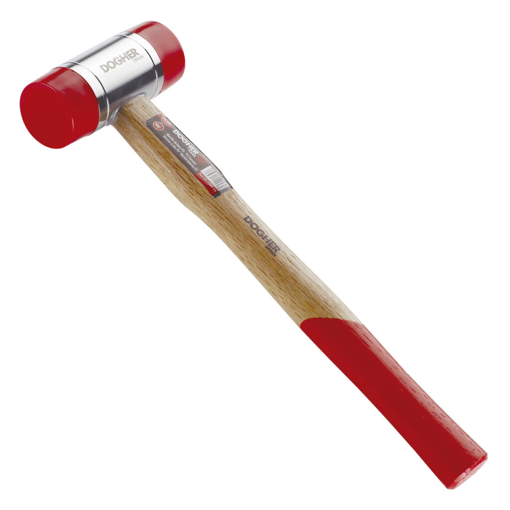 MARTELO BATENTE PU COM MADEIRA 60 MM | DOGHER
