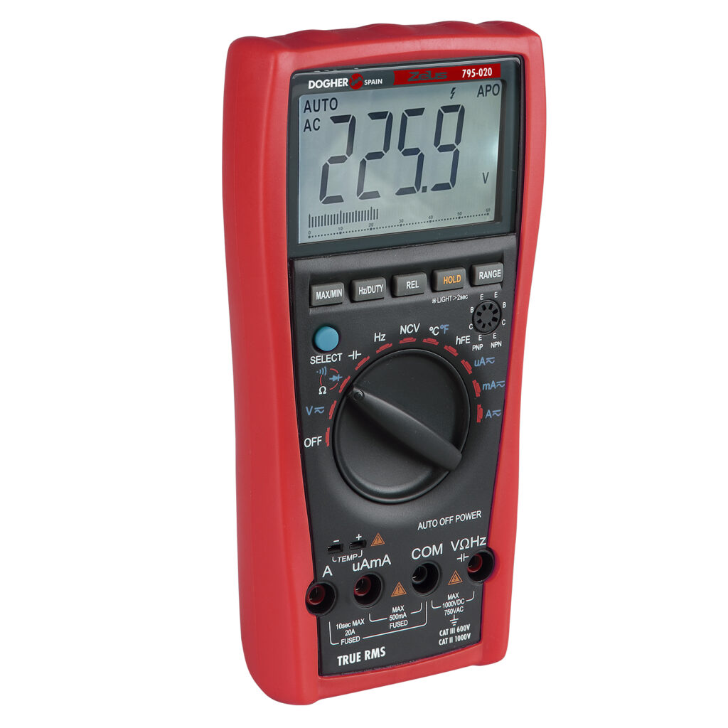 MULTÍMETRO DIGIT ELECPRO ZEUS CATII 1000V | DOGHER