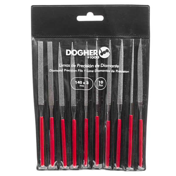 JOGO DE 10 LIMAS DIAMANTADAS 140 MM | DOGHER