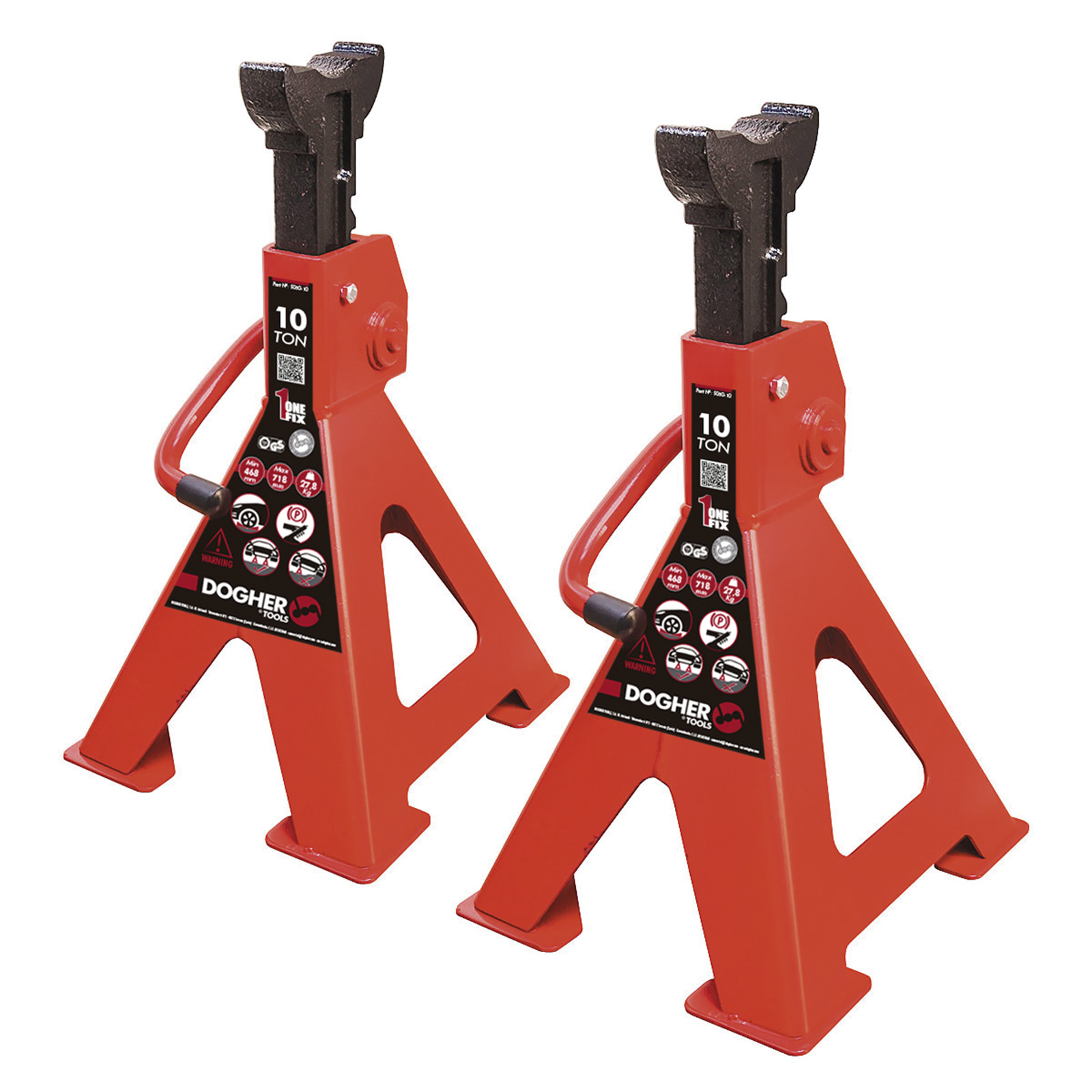 PREGUIÇAS CREMALHEIRA DOUBLEFIX 10 TN | DOGHER - Image 1
