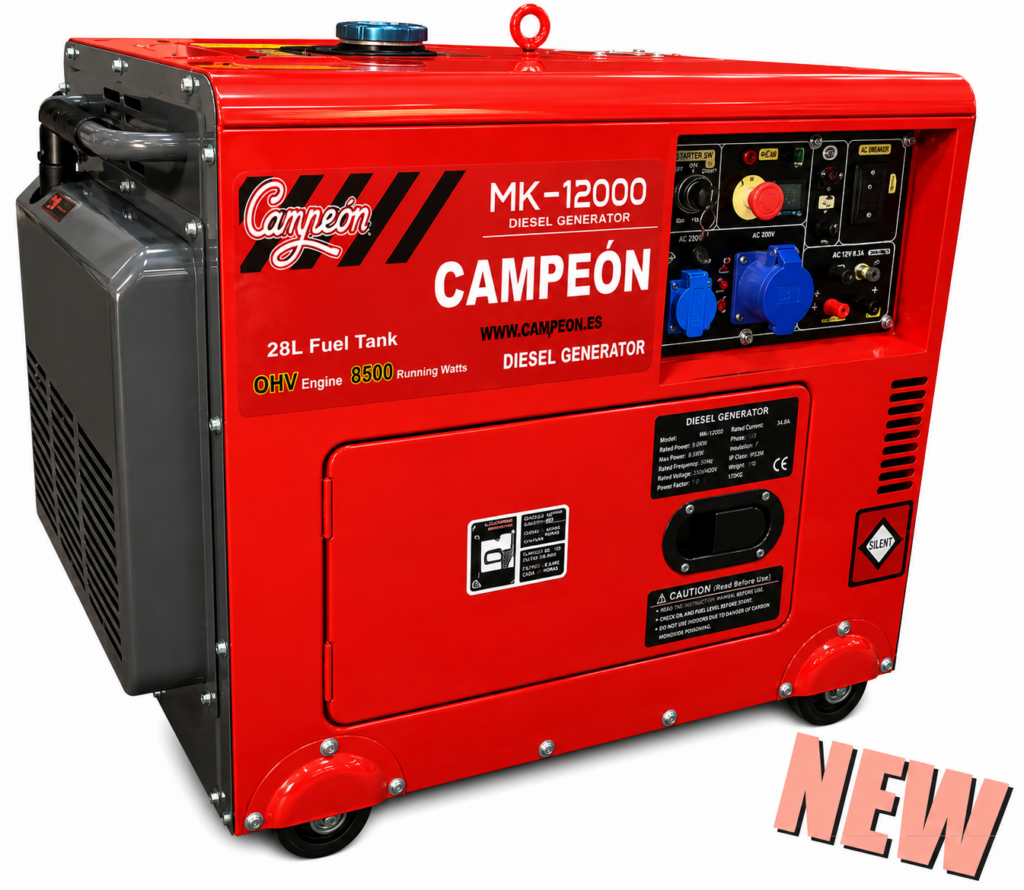 GERADOR A GASOLINA AVR 6.5 KVA ARRANQUE ELÉTRICO | CAMPEON
