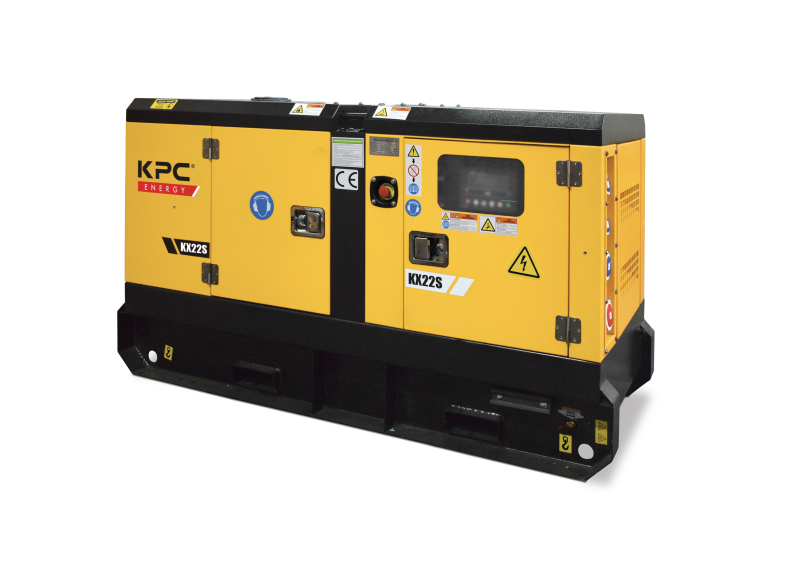 GERADOR DIESEL INSONORIZADO MONOFÁSICO 18 KVA KX22S | KPC - Image 1