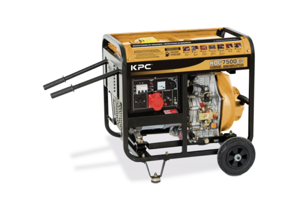GERADOR DIESEL DUAL ABERTO 6.9 KVA TRIFÁSICO KDG7500E DUAL | KPC