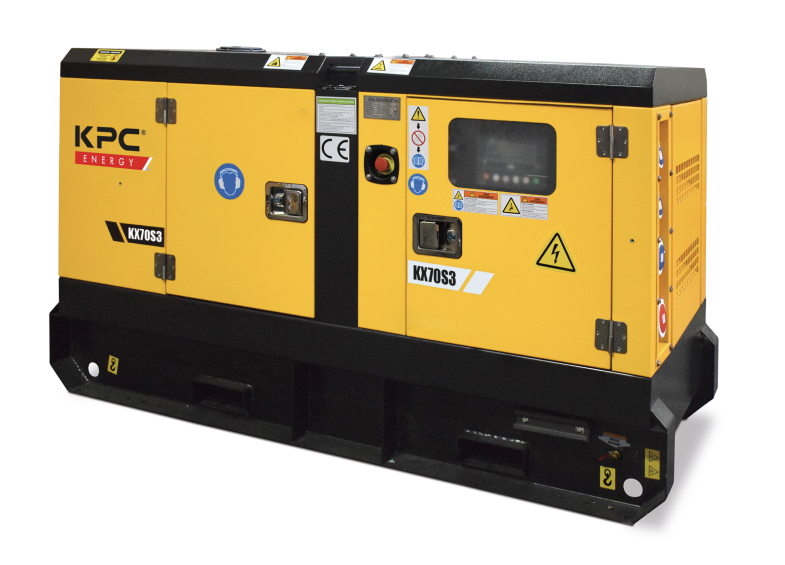 GERADOR DIESEL INSONORIZADO TRIFÁSICO 81 KVA KX90S3 | KPC - Image 1