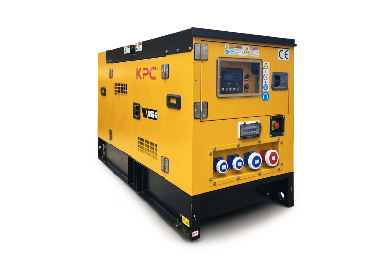 GERADOR DIESEL INSONORIZADO TRIFÁSICO 15 KVA 73 DB KX16S3-DS | KPC - Image 1