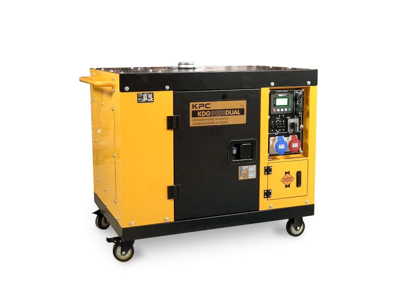 GERADOR DIESEL INSONORIZADO DUAL 10.6 KVA KDG9000 DUAL | KPC - Image 1