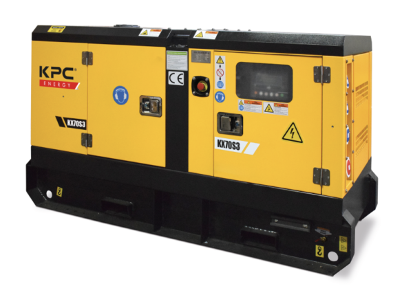 GERADOR DIESEL INSONORIZADO STAGE V TRIFÁSICO 62.5 KVA KX70S3-5 | KPC