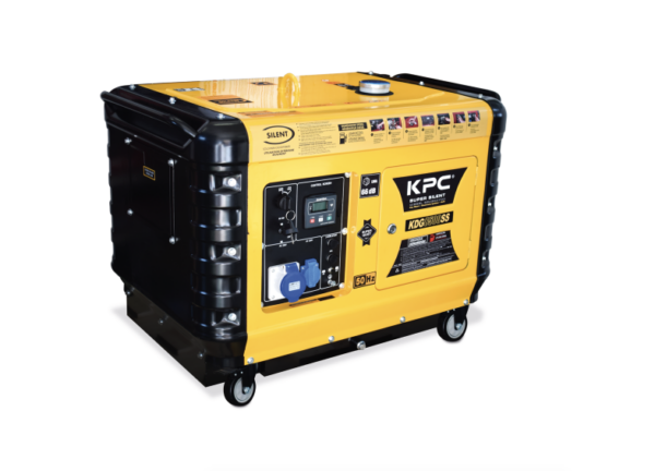 GERADOR DIESEL SUPER-SILENCIOSO MONOFÁSICO 6 KVA KDG8500SS | KPC