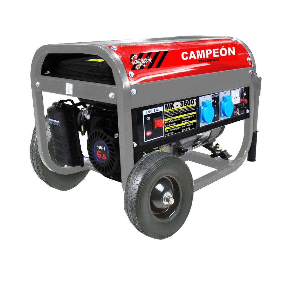 GERADOR A GASOLINA AVR 2.8 KVA | CAMPEON - Image 1