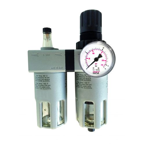 FILTRO REGULADOR LUBRIFICADOR | 240 L | 12 BAR | CEVIK PRO