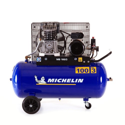 COMPRESSOR DE CORREIA | 100 L | 3 HP | MICHELIN