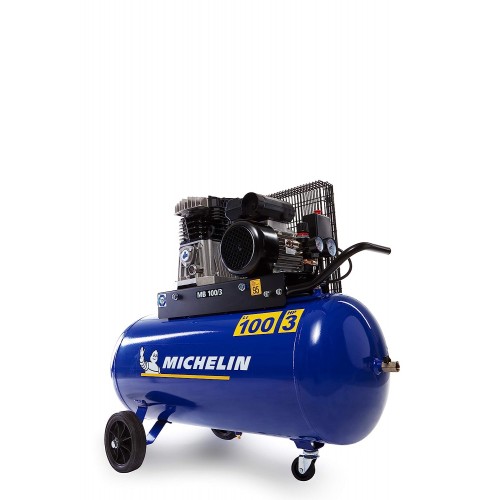 COMPRESSOR DE CORREIA | 100 L | 3 HP | MICHELIN