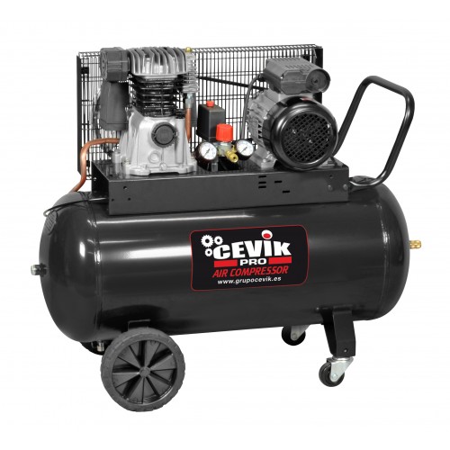 COMPRESSOR DE CORREIA | 100 L | 3 HP | CEVIK PRO
