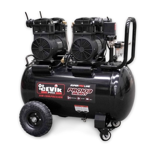 COMPRESSOR SILENCIOSO | 100 L | 3 HP | CEVIK PRO