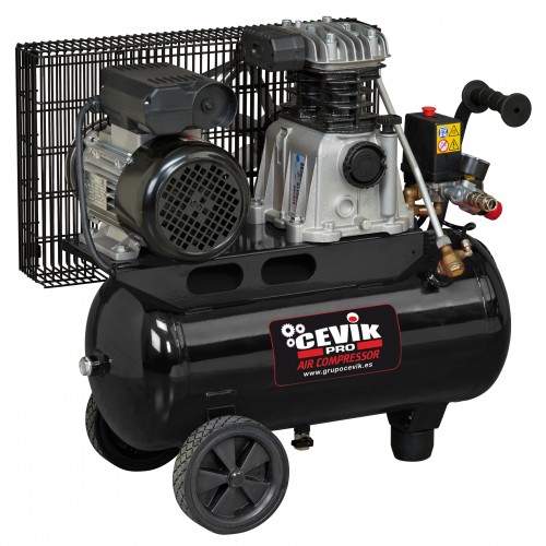COMPRESSOR DE CORREIA | 25 L | 3 HP | CEVIK PRO