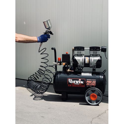 COMPRESSOR SILENCIOSO | 25 L | 1,5 HP | CEVIK PRO