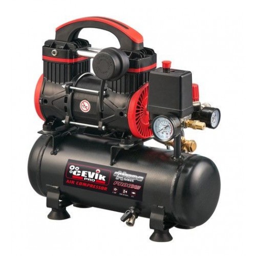 COMPRESSOR SILENCIOSO | 6 L | 1 HP | CEVIK PRO