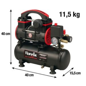 COMPRESSOR SILENCIOSO | 6 L | 1 HP | CEVIK PRO - Image 2